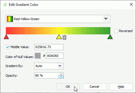 Edit Gradient Color