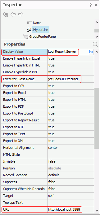 Edit JHyperlink Properties