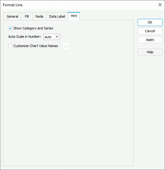 Format Line dialog box - Hint