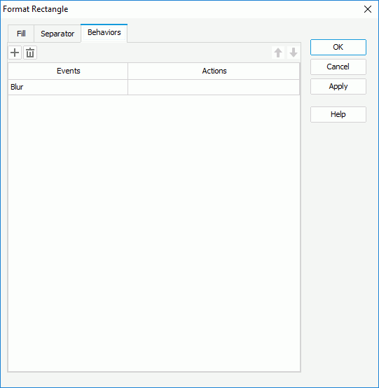 Format Rectangle - Behaviors