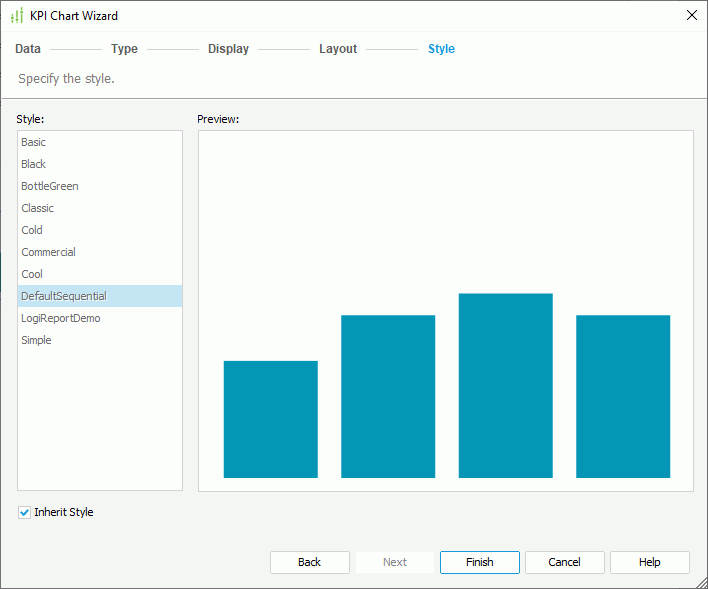 KPI Chart Wizard - Style