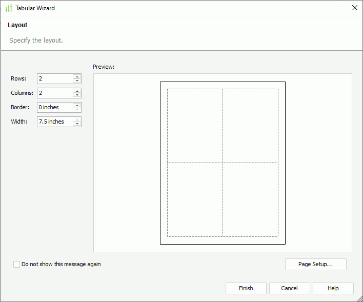 Tabular Wizard