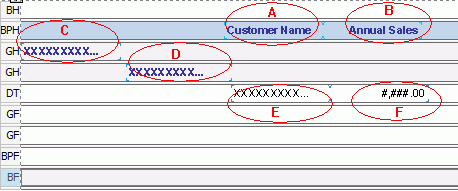 Specify the Column Index and Row Index properties of the objects