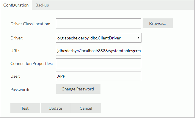 Configure System DB