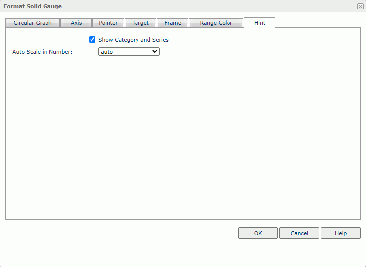 Format Solid Gauge dialog box - Hint