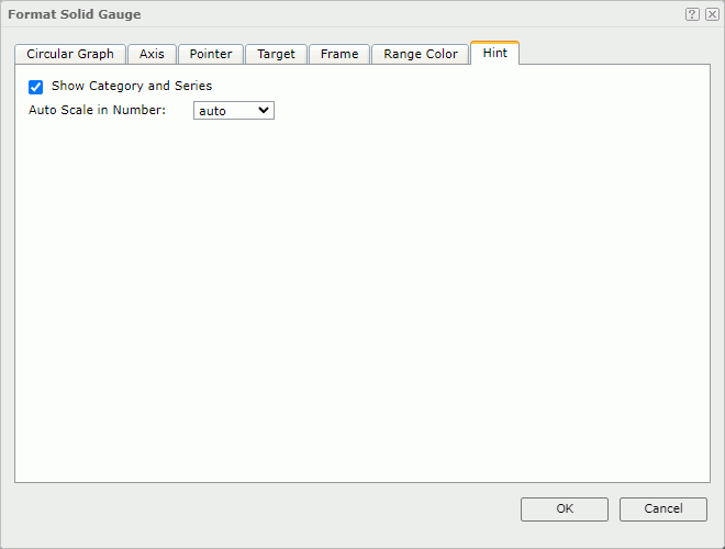 Format Solid Gauge dialog - Hint