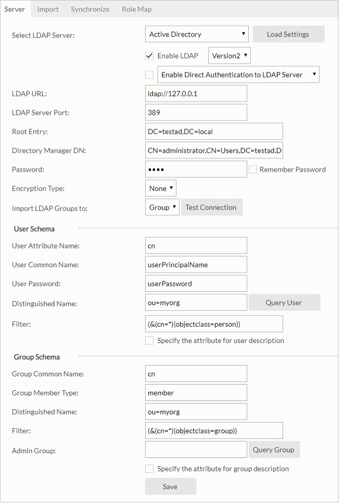 Active Directory Advanced Server