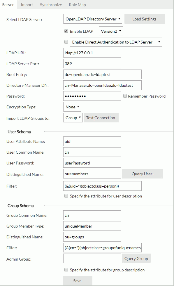 OpenLDAP Directory Server